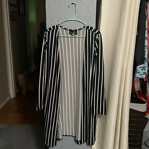 Black & White striped cardigan
